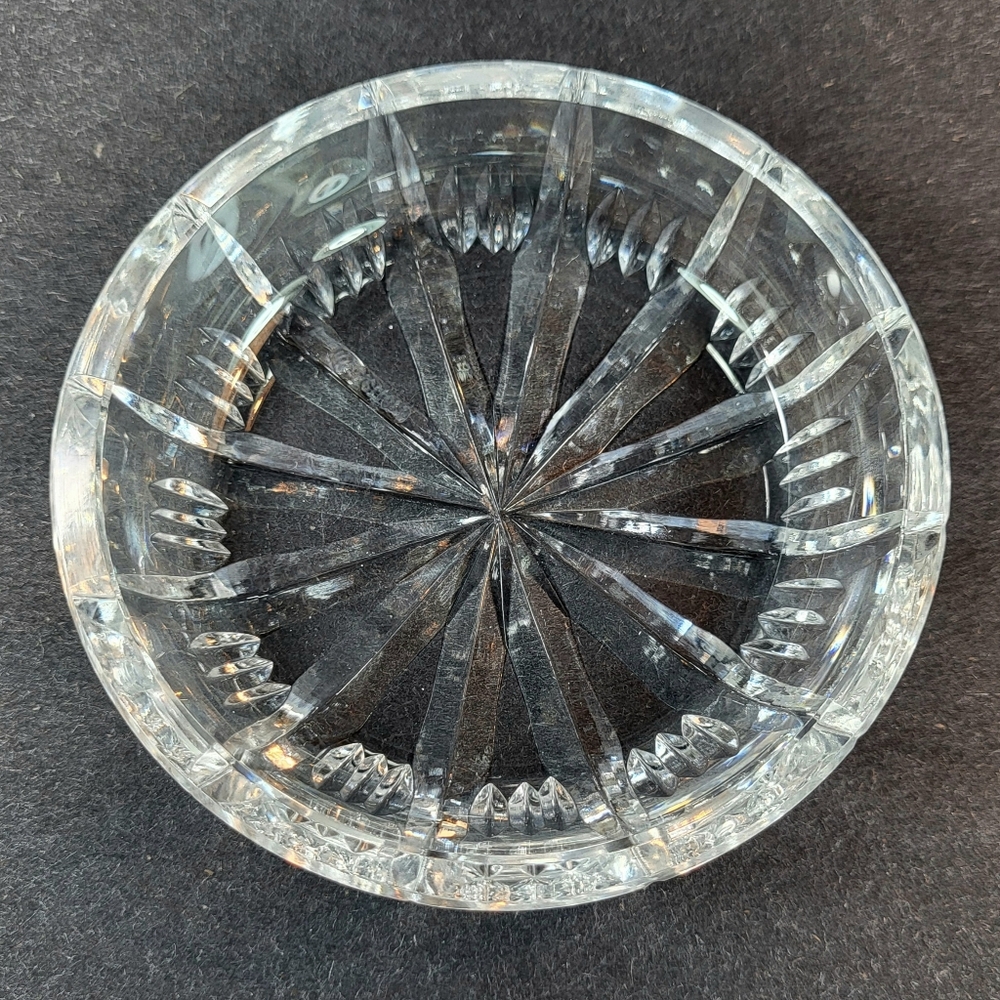 Waterford Crystal Round COASTER / TRINKET DISH 3.5" Elegant Vintage